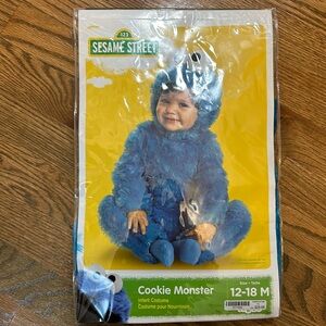 Spirit Halloween - Cookie Monster Costume 12-18m